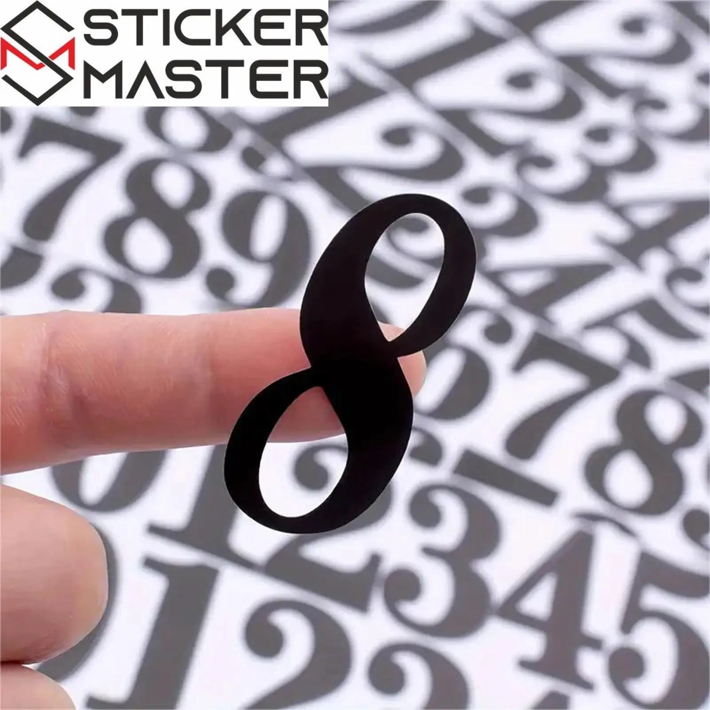 Numara Sticker Seti (4 Sayfa) | Posta Kutusu ve Kapı Numarası Sticker Master