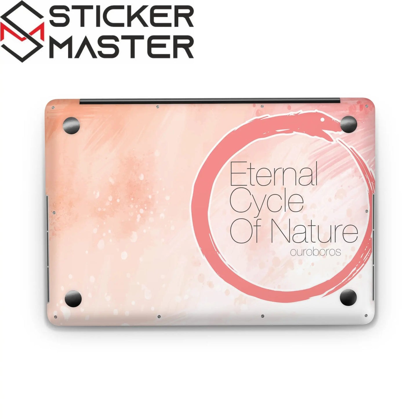 Sticker Master Ouroboros Evrensel Sticker Dizüstü Bilgisayar Vinil Sticker Decal 12" 13" 13.3" 14" 15" 15.4" 15.6 inç Dizüstü Bilgisayar Çıkartma Koruyucu Macbook Asus Acer Hp Lenovo Huawei Dell İçin - Sticker Master