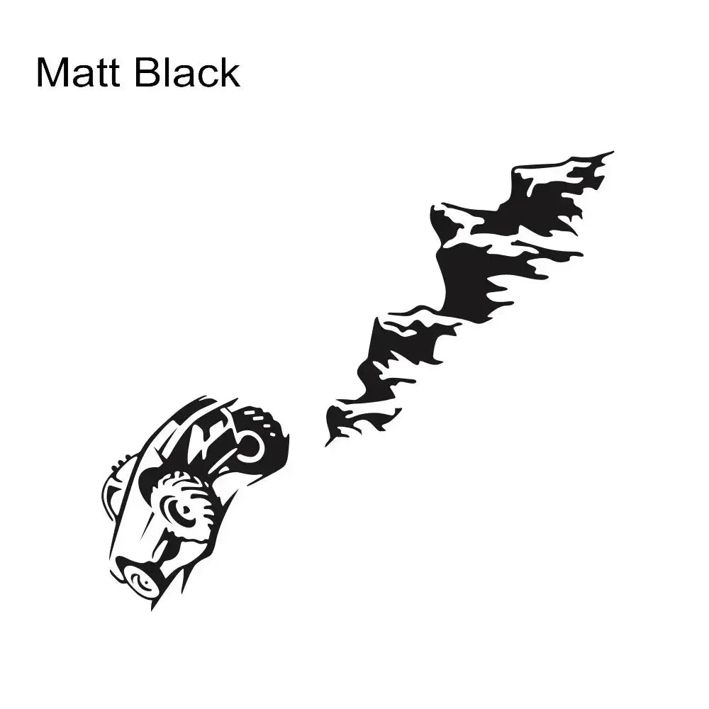 Pickup Arka Kapak Sticker Off-Road Dağ Manzarası | Sticker Master - Sticker Master