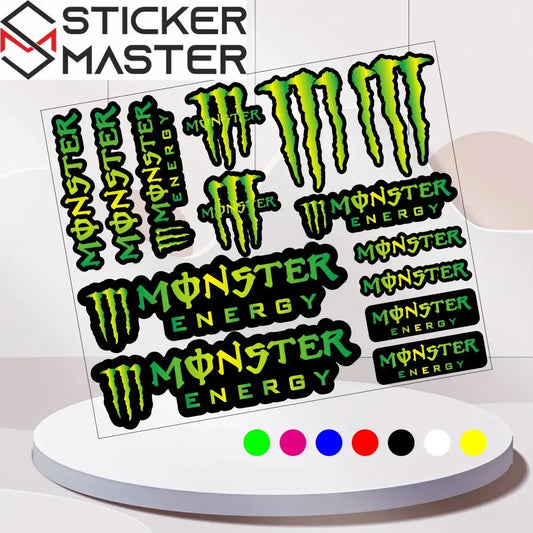 Premium M Pençe Yarış Sticker Seti | Özel Silindir Kutulu ve Sürpriz Hediyeli Sticker Master