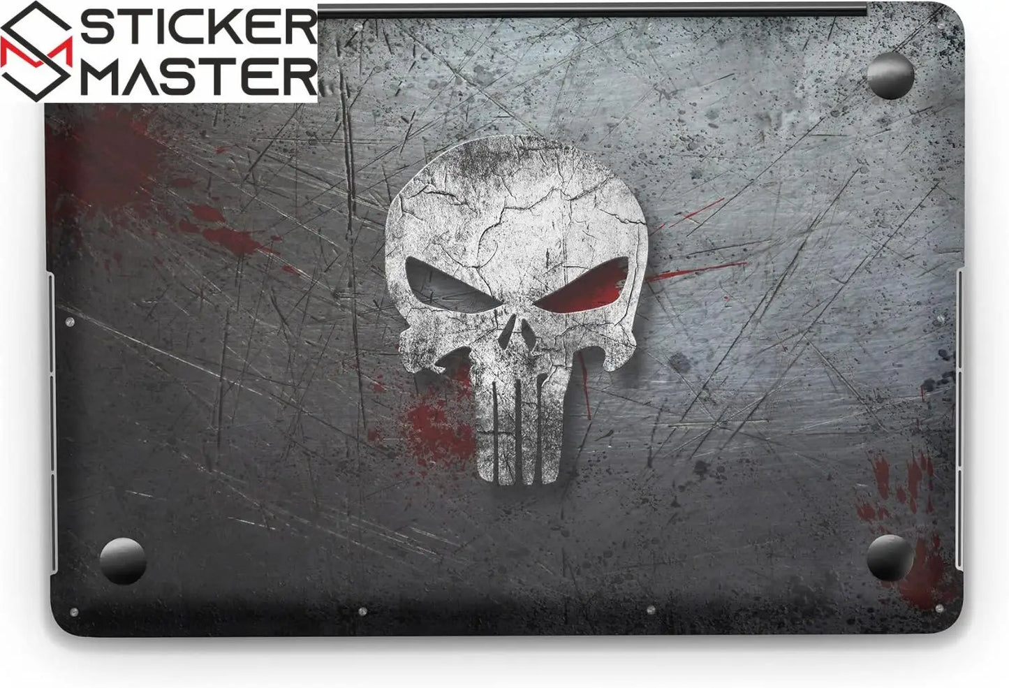 Sticker Master The Punisher Evrensel Sticker Dizüstü Bilgisayar Vinil Sticker Decal 12" 13" 13.3" 14" 15" 15.4" 15.6 inç Dizüstü Bilgisayar Çıkartma Koruyucu Macbook Asus Acer Hp Lenovo Huawei Dell İçin - Sticker Master