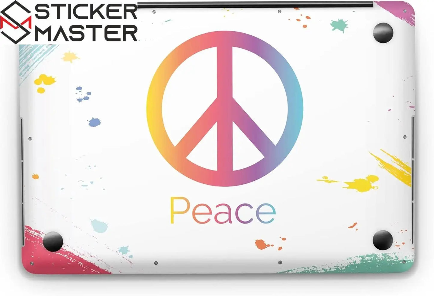 Sticker Master Peace Evrensel Sticker Dizüstü Bilgisayar Vinil Sticker Decal 12" 13" 13.3" 14" 15" 15.4" 15.6 inç Dizüstü Bilgisayar Çıkartma Koruyucu Macbook Asus Acer Hp Lenovo Huawei Dell İçin - Sticker Master