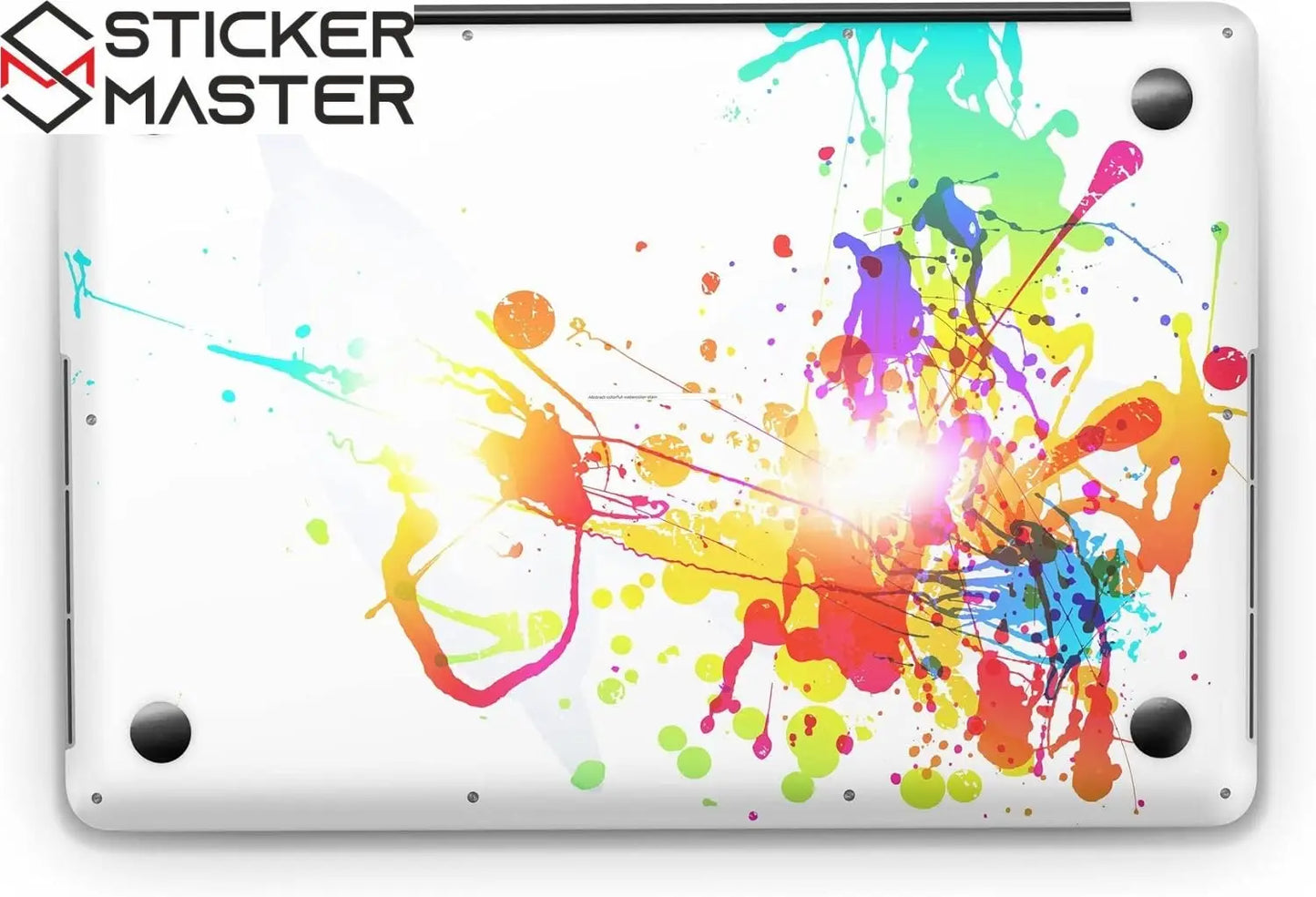 Sticker Master Abstract Splatters Evrensel Sticker Dizüstü Bilgisayar Vinil Sticker Decal 12" 13" 13.3" 14" 15" 15.4" 15.6 inç Dizüstü Bilgisayar Çıkartma Koruyucu Macbook Asus Acer Hp Lenovo Huawei Dell İçin - Sticker Master