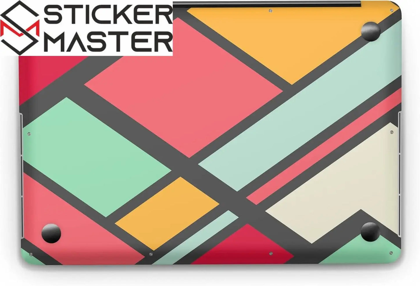 Sticker Master Retro Color Evrensel Sticker Dizüstü Bilgisayar Vinil Sticker Decal 12" 13" 13.3" 14" 15" 15.4" 15.6 inç Dizüstü Bilgisayar Çıkartma Koruyucu Macbook Asus Acer Hp Lenovo Huawei Dell İçin - Sticker Master