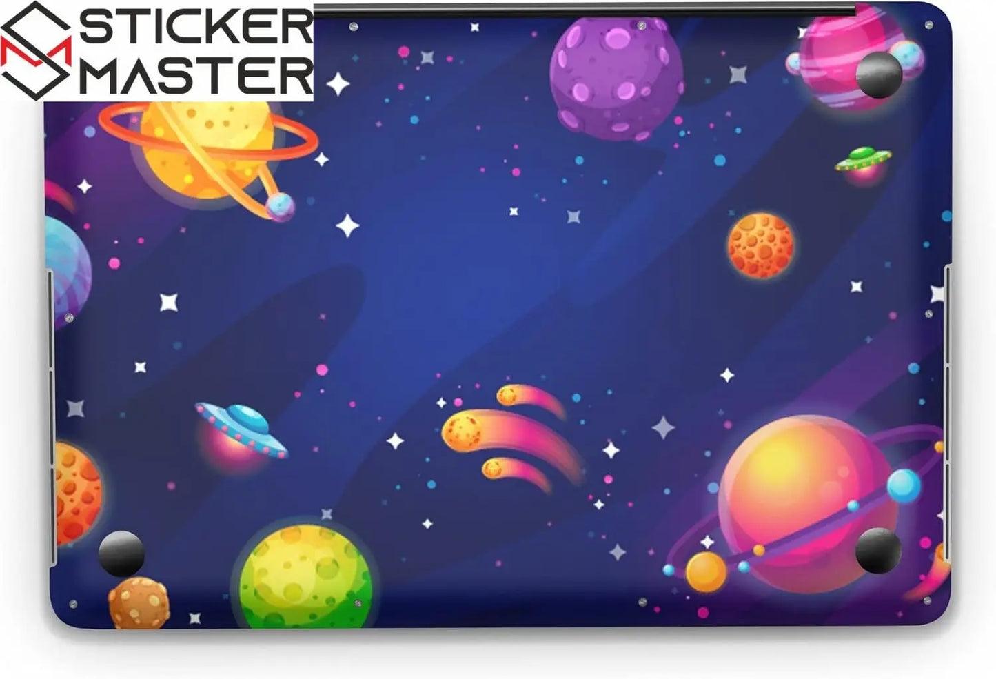 Sticker Master Colorful Planets Evrensel Sticker Dizüstü Bilgisayar Vinil Sticker Decal 12" 13" 13.3" 14" 15" 15.4" 15.6 inç Dizüstü Bilgisayar Çıkartma Koruyucu Macbook Asus Acer Hp Lenovo Huawei Dell İçin - Sticker Master