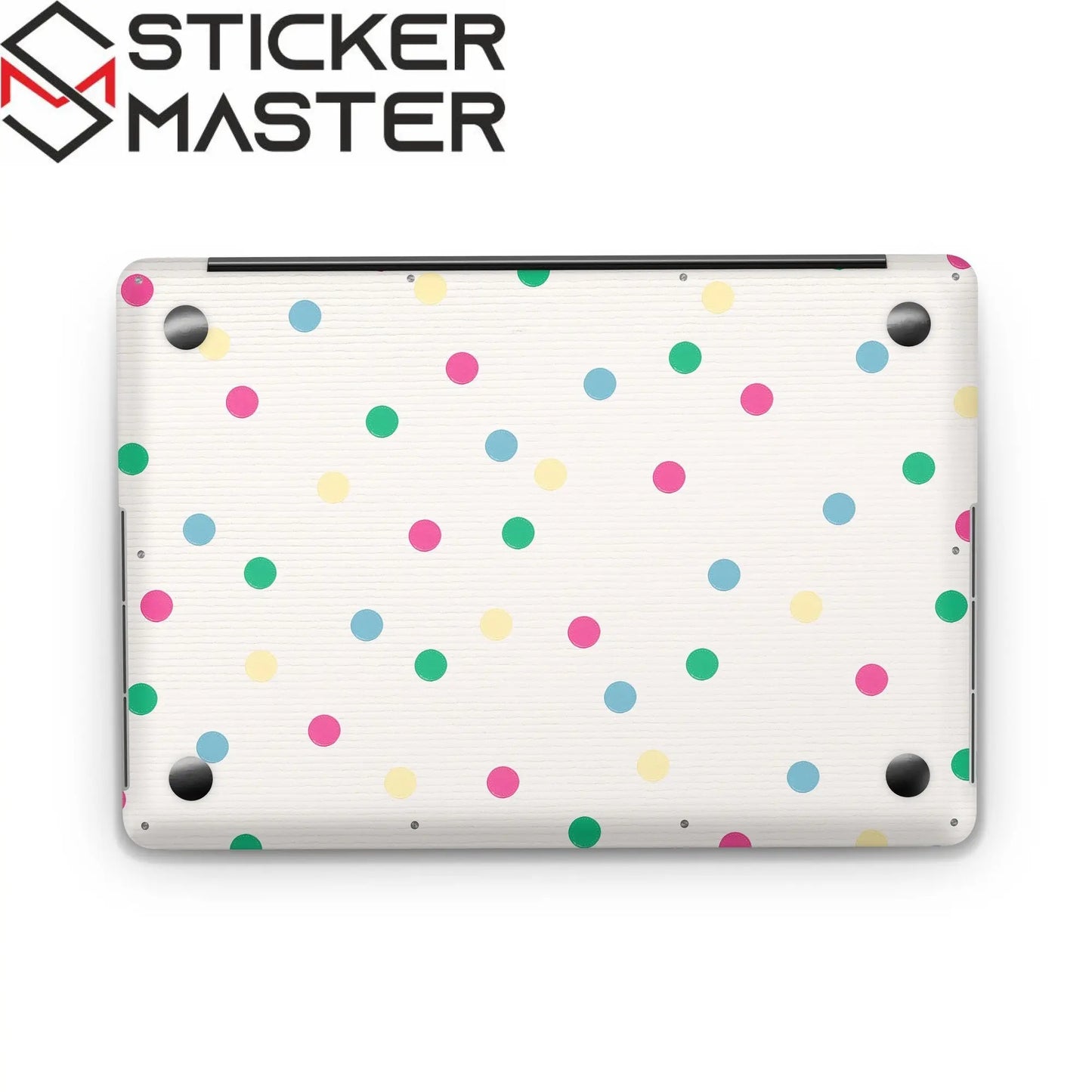 Sticker Master Colorful Dots Evrensel Sticker Dizüstü Bilgisayar Vinil Sticker Decal 12" 13" 13.3" 14" 15" 15.4" 15.6 inç Dizüstü Bilgisayar Çıkartma Koruyucu Macbook Asus Acer Hp Lenovo Huawei Dell İçin - Sticker Master