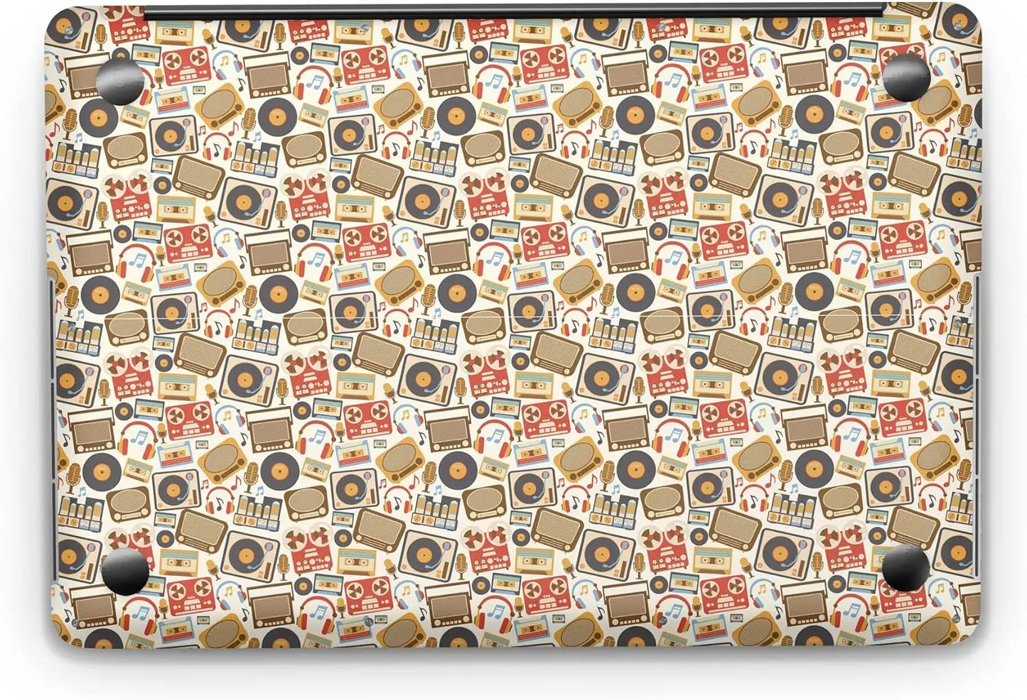 Sticker Master Music Retro Evrensel Sticker Dizüstü Bilgisayar Vinil Sticker Decal 12" 13" 13.3" 14" 15" 15.4" 15.6 inç Dizüstü Bilgisayar Çıkartma Koruyucu Macbook Asus Acer Hp Lenovo Huawei Dell İçin - Sticker Master