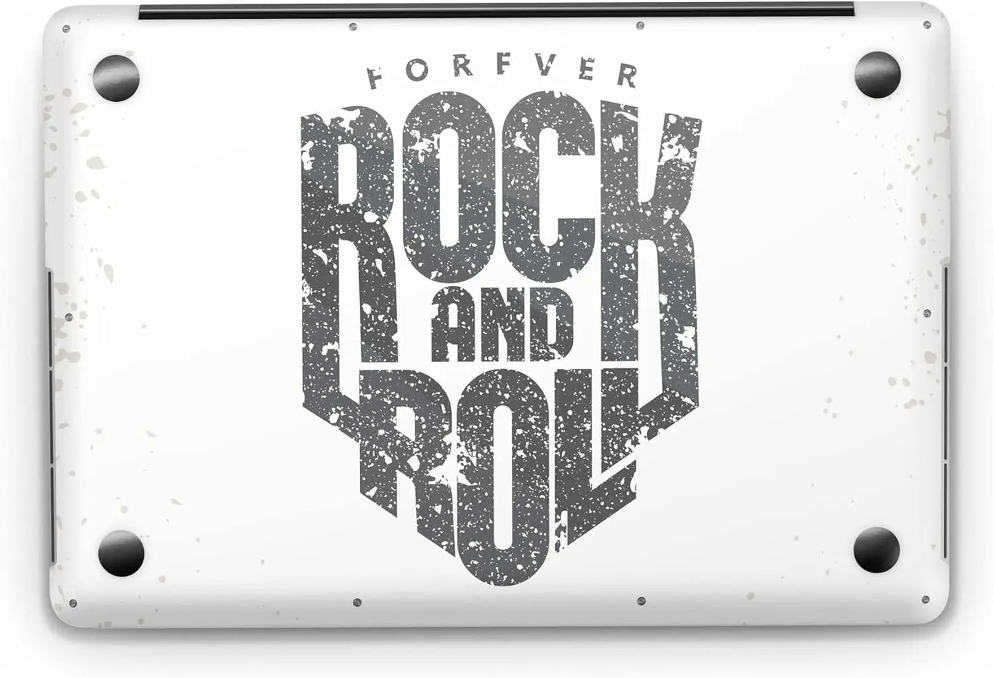 Sticker Master Music Retro Forever Rock And Roll Evrensel Sticker Dizüstü Bilgisayar Vinil Sticker Decal 12" 13" 13.3" 14" 15" 15.4" 15.6 inç Dizüstü Bilgisayar Çıkartma Koruyucu Macbook Asus Acer Hp Lenovo Huawei Dell İçin - Sticker Master