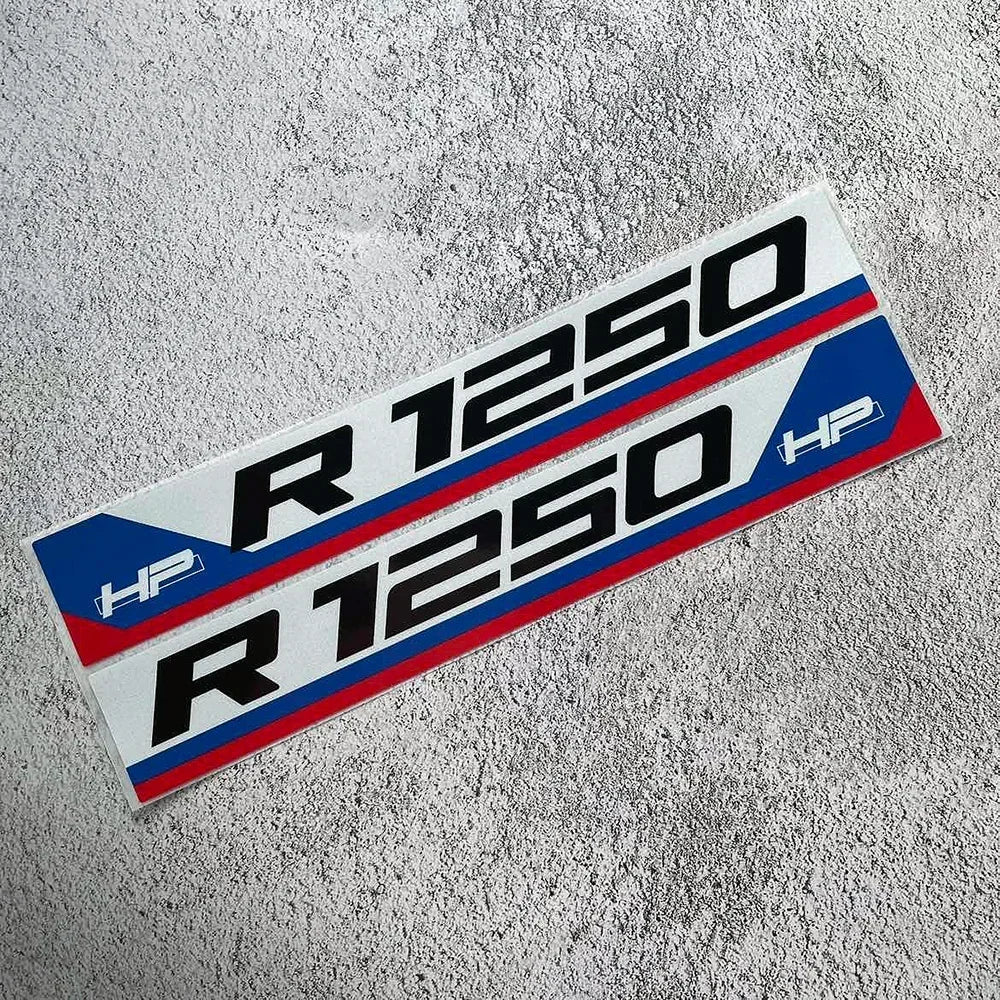 Sticker Master BMW R1250R GS RT ADV Motosiklet Sticker Seti – Kutu, Cam, Gövde ve Kask Uyumlu