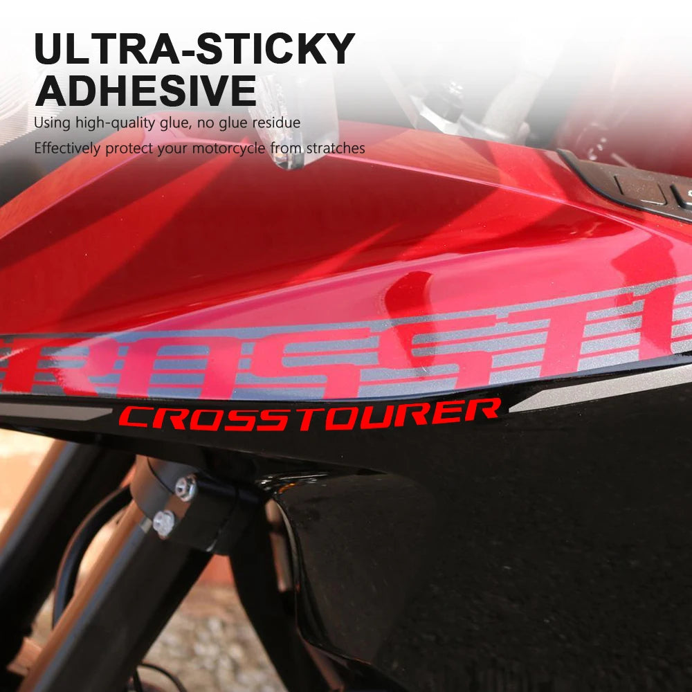 Sticker Master Honda VFR1200X CROSSTOURER Gövde Sticker Seti – Su Geçirmez Sportif Tasarım (2012-2020)