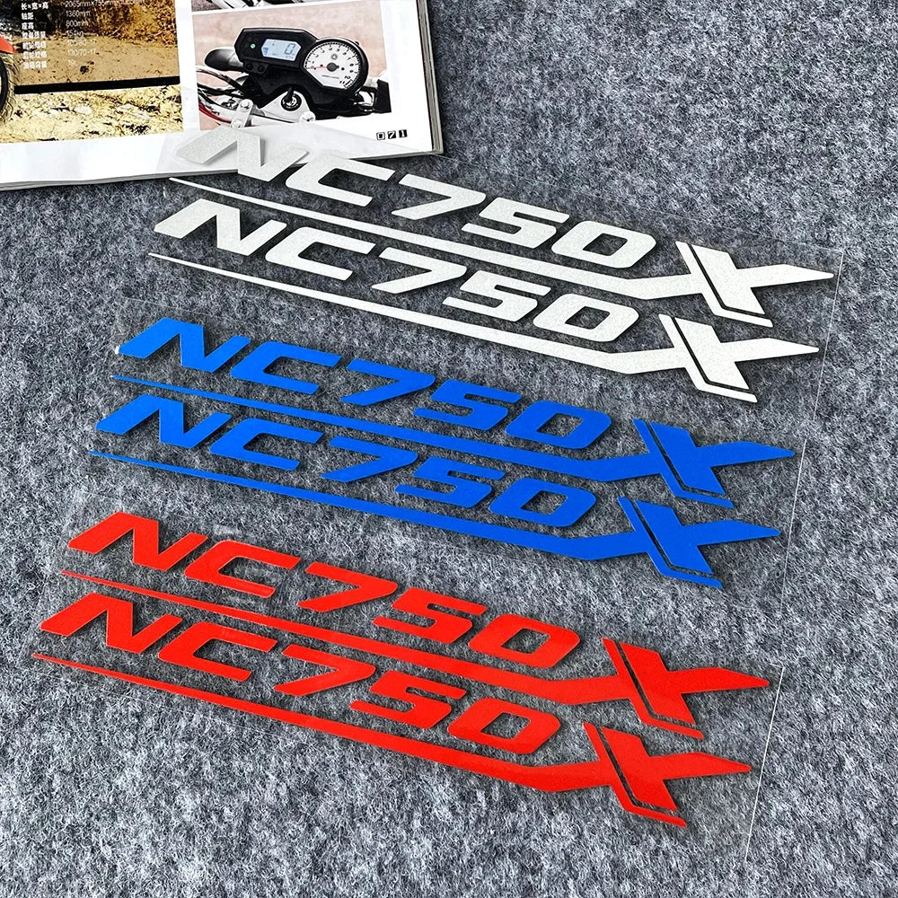 Sticker Master Honda NC750X Sticker Seti – Su Geçirmez Motosiklet Etiketi (2014-2022 Uyumlu)