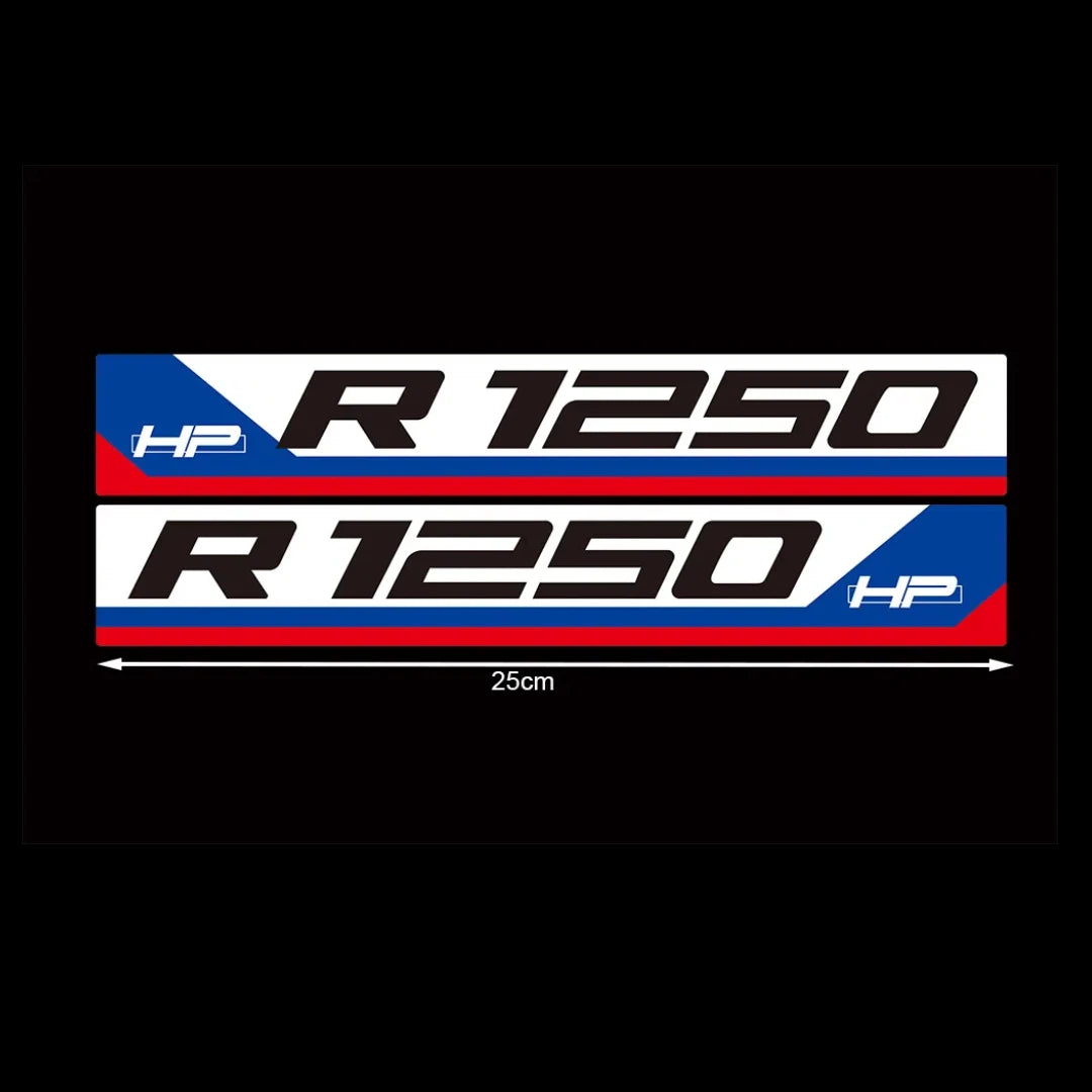 Sticker Master BMW R1250R GS RT ADV Motosiklet Sticker Seti – Kutu, Cam, Gövde ve Kask Uyumlu