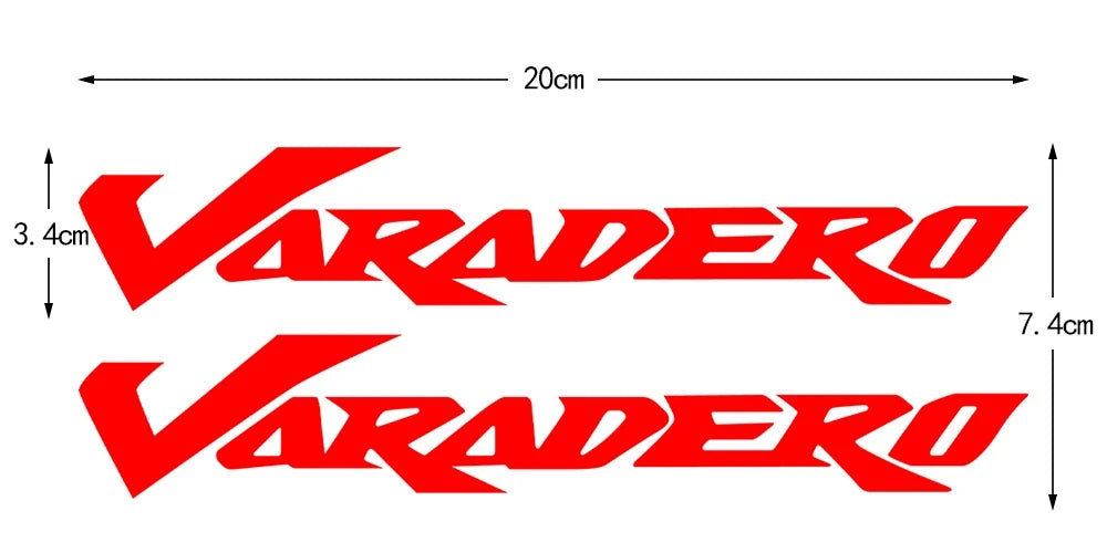 Sticker Master Honda Varadero XL125 XL1000 Sticker Seti – Kask, Gövde, Cam Uyumlu Etiket Takımı