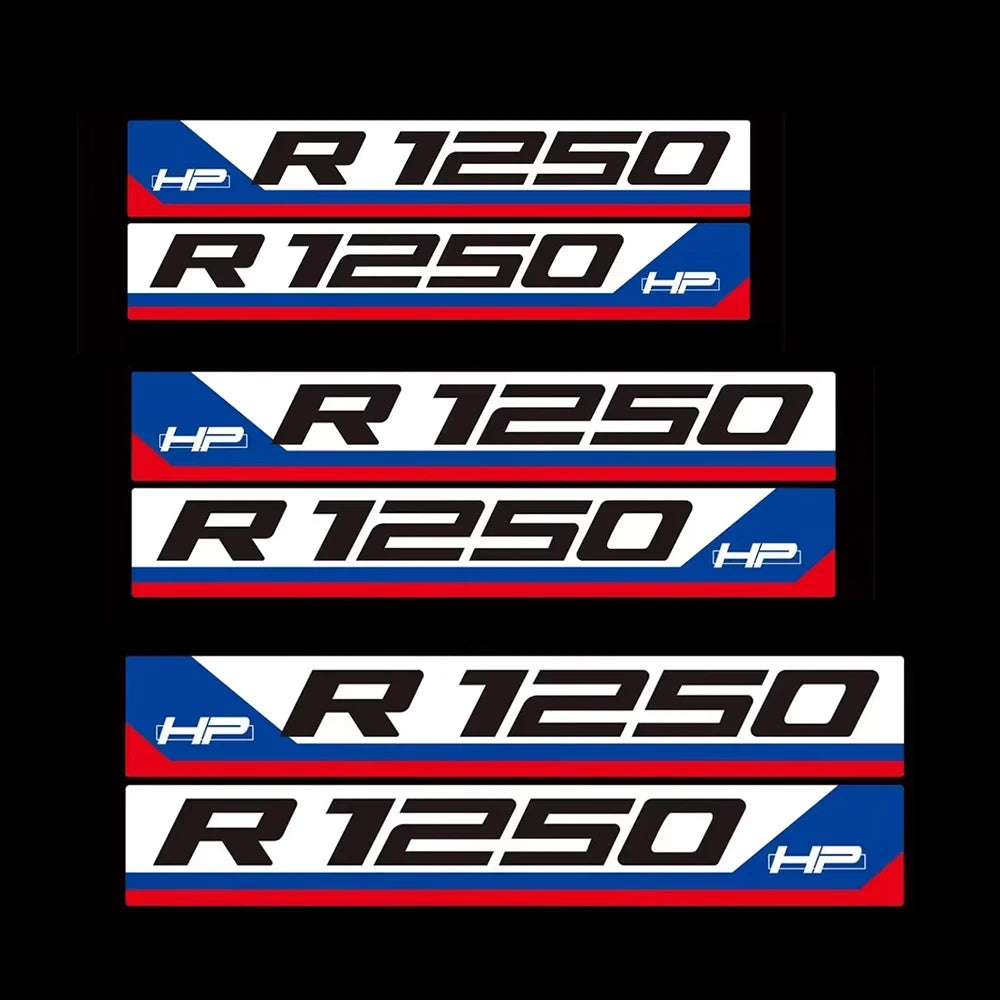 Sticker Master BMW R1250R GS RT ADV Motosiklet Sticker Seti – Kutu, Cam, Gövde ve Kask Uyumlu