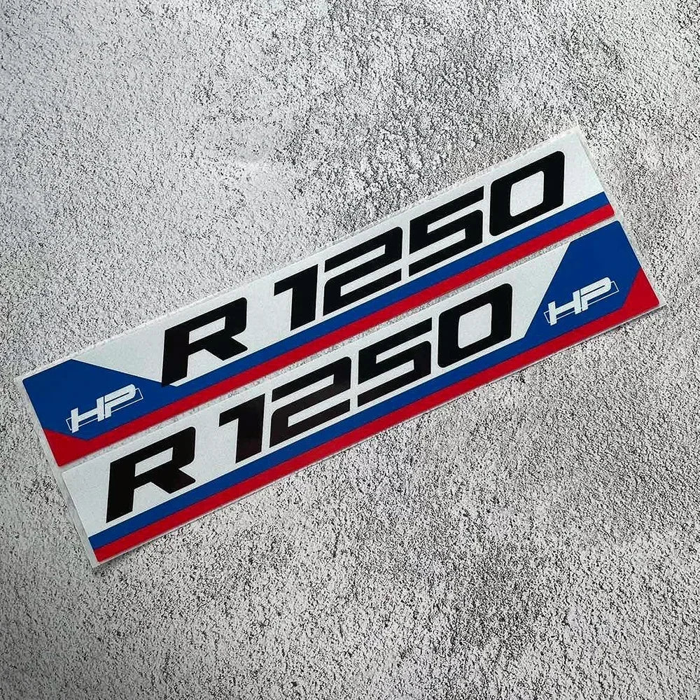 Sticker Master BMW R1250R GS RT ADV Motosiklet Sticker Seti – Kutu, Cam, Gövde ve Kask Uyumlu