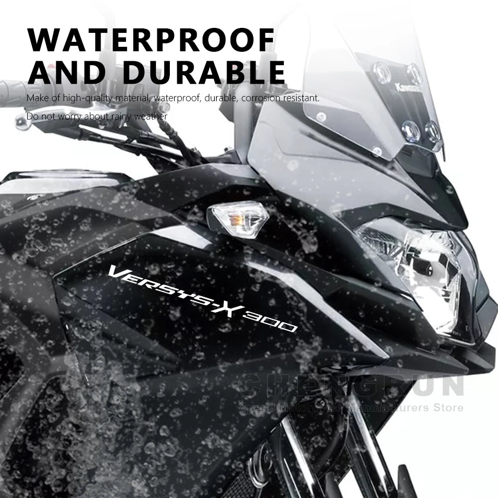 Sticker Master Kawasaki Versys-X 300 Sticker Set – Suya Dayanıklı Vinil (2017-2021)