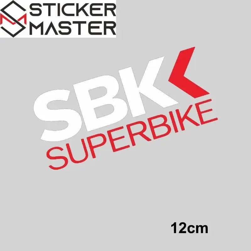 SBK Sticker | Superbike Dünya Şampiyonası FIM Yarış Logosu (12cm) Sticker Master