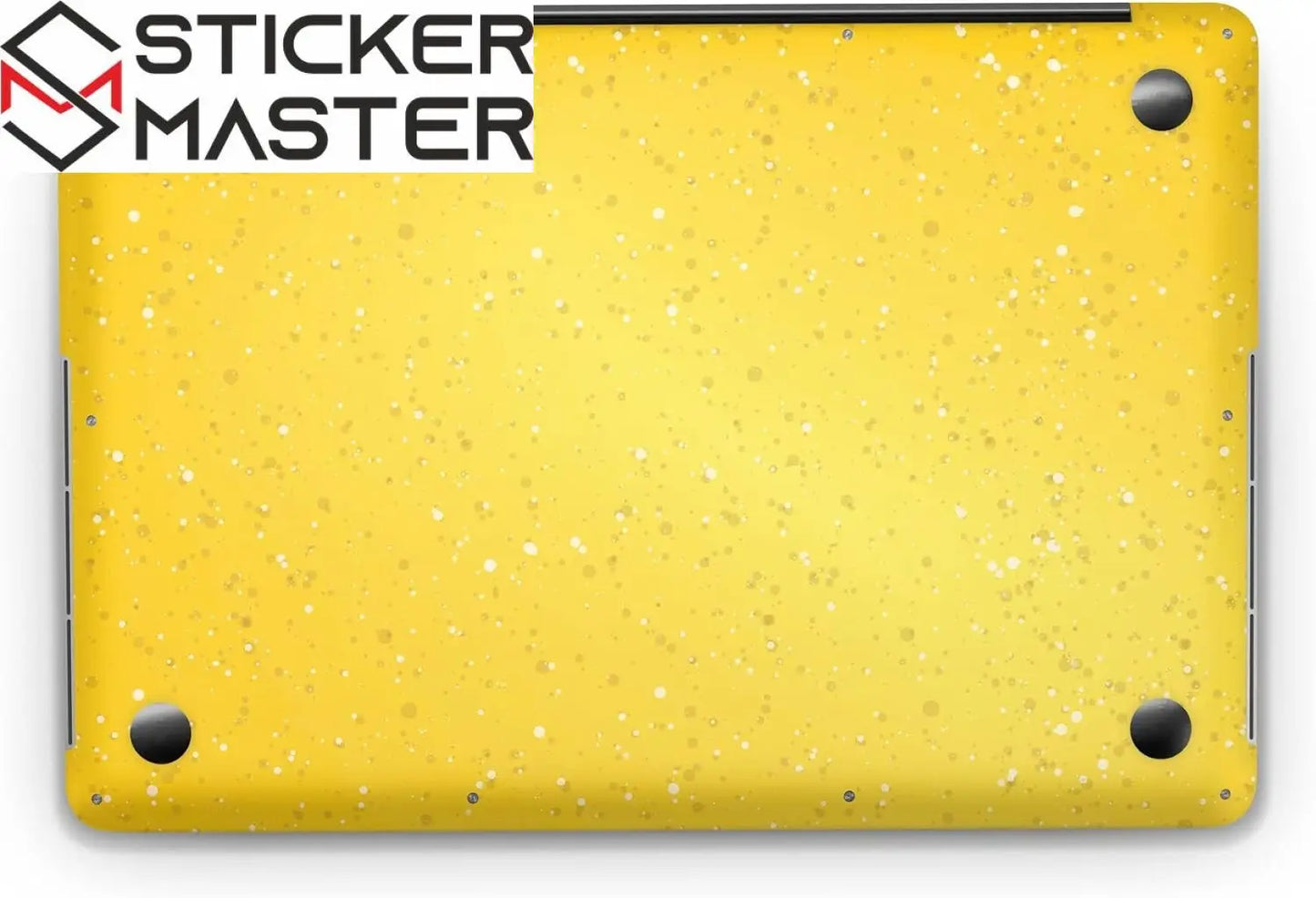Sticker Master Yellow Stripes Evrensel Sticker Dizüstü Bilgisayar Vinil Sticker Decal 12" 13" 13.3" 14" 15" 15.4" 15.6 inç Dizüstü Bilgisayar Çıkartma Koruyucu Macbook Asus Acer Hp Lenovo Huawei Dell İçin - Sticker Master