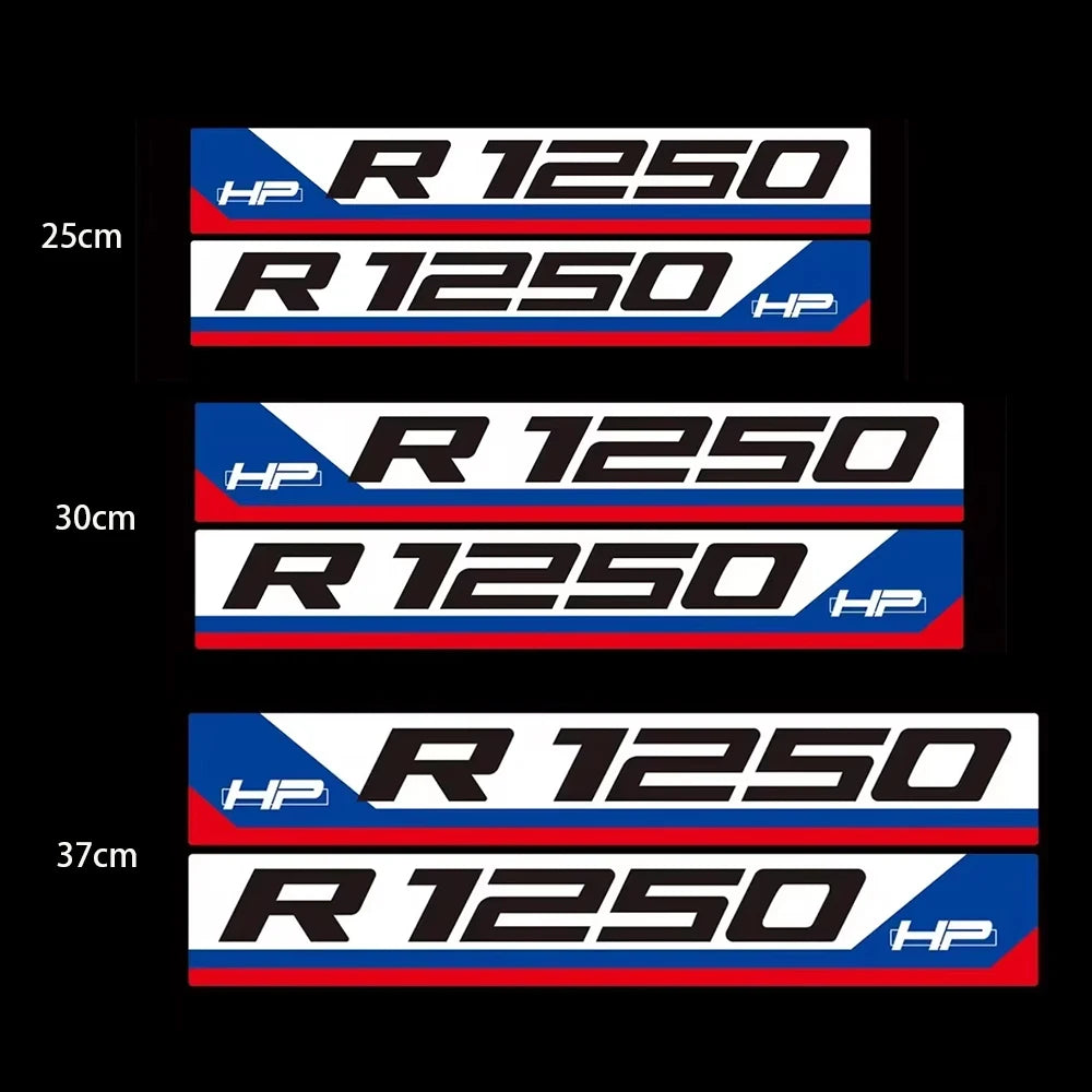 Sticker Master BMW R1250R GS RT ADV Motosiklet Sticker Seti – Kutu, Cam, Gövde ve Kask Uyumlu