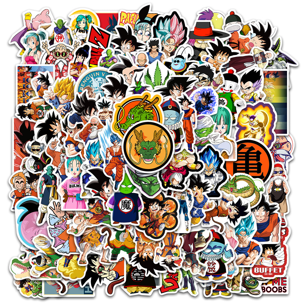 100’lü Dragon Ball Anime Sticker Seti | Sticker Master