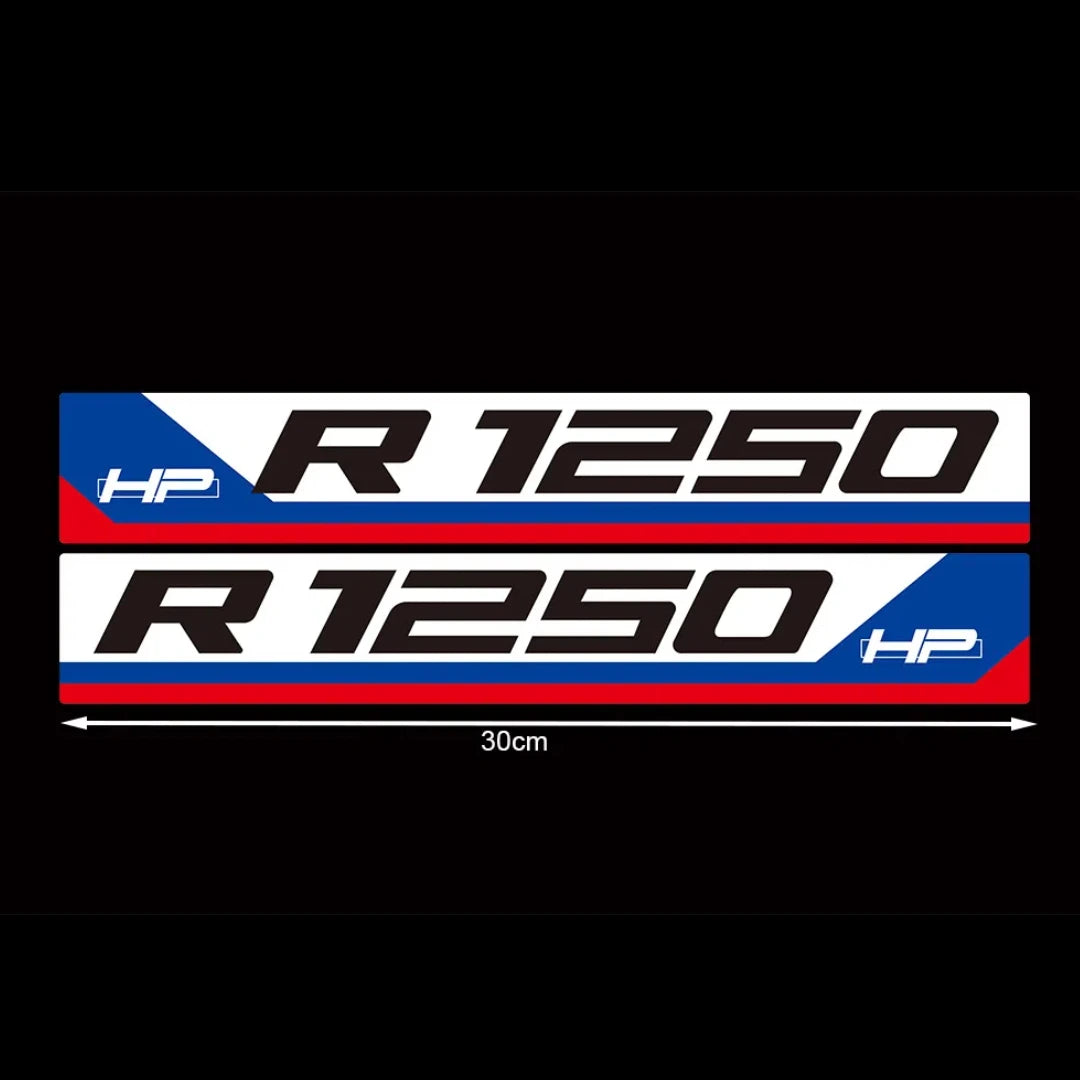 Sticker Master BMW R1250R GS RT ADV Motosiklet Sticker Seti – Kutu, Cam, Gövde ve Kask Uyumlu