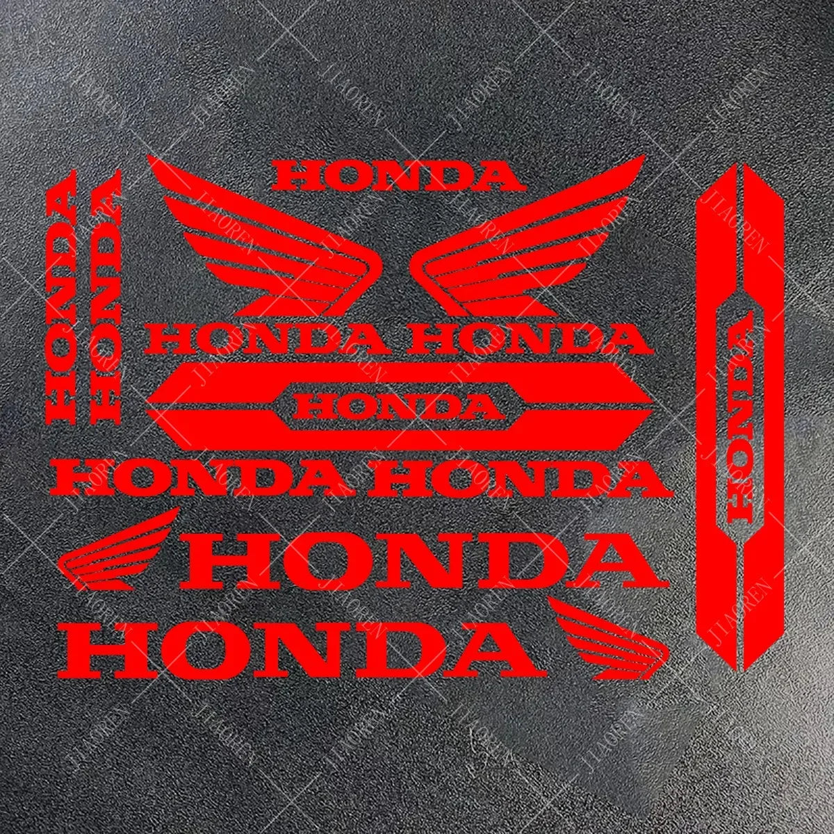 Sticker Master Honda Vinyl Motorcycle Tank & Helmet Sticker Set