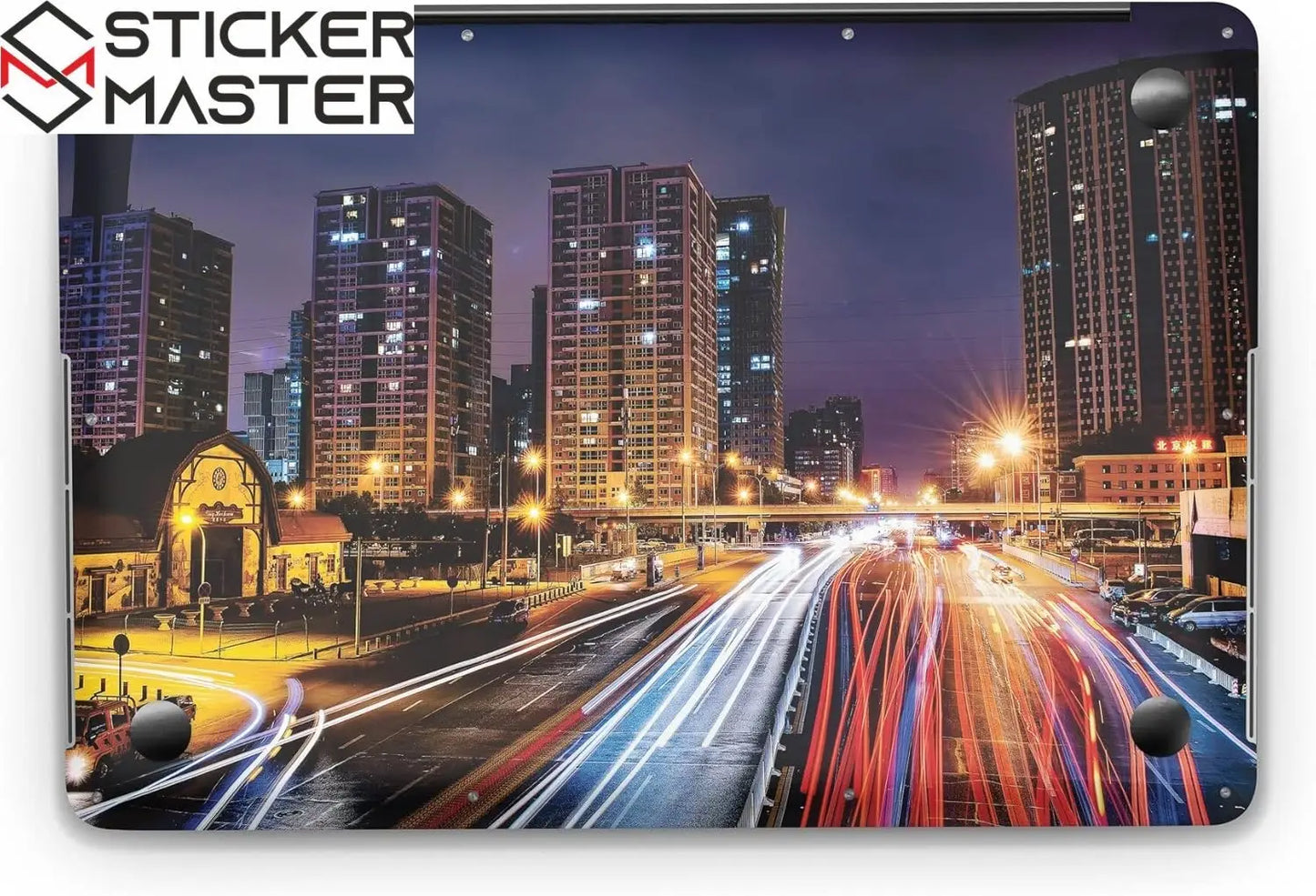 Sticker Master City Life Evrensel Sticker Dizüstü Bilgisayar Vinil Sticker Decal 12" 13" 13.3" 14" 15" 15.4" 15.6 inç Dizüstü Bilgisayar Çıkartma Koruyucu Macbook Asus Acer Hp Lenovo Huawei Dell İçin - Sticker Master