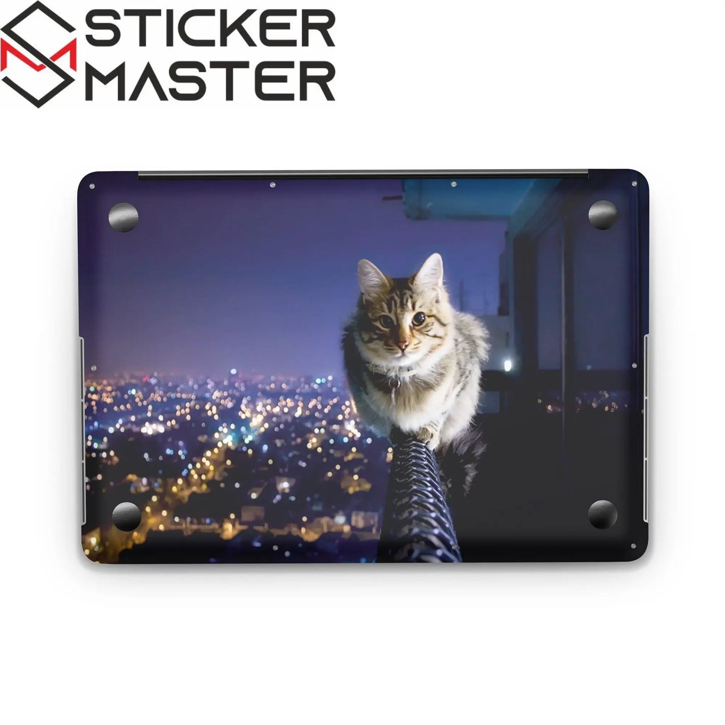 Sticker Master Kedi 9 Evrensel Sticker Dizüstü Bilgisayar Vinil Sticker Decal 12" 13" 13.3" 14" 15" 15.4" 15.6 inç Dizüstü Bilgisayar Çıkartma Koruyucu Macbook Asus Acer Hp Lenovo Huawei Dell İçin - Sticker Master