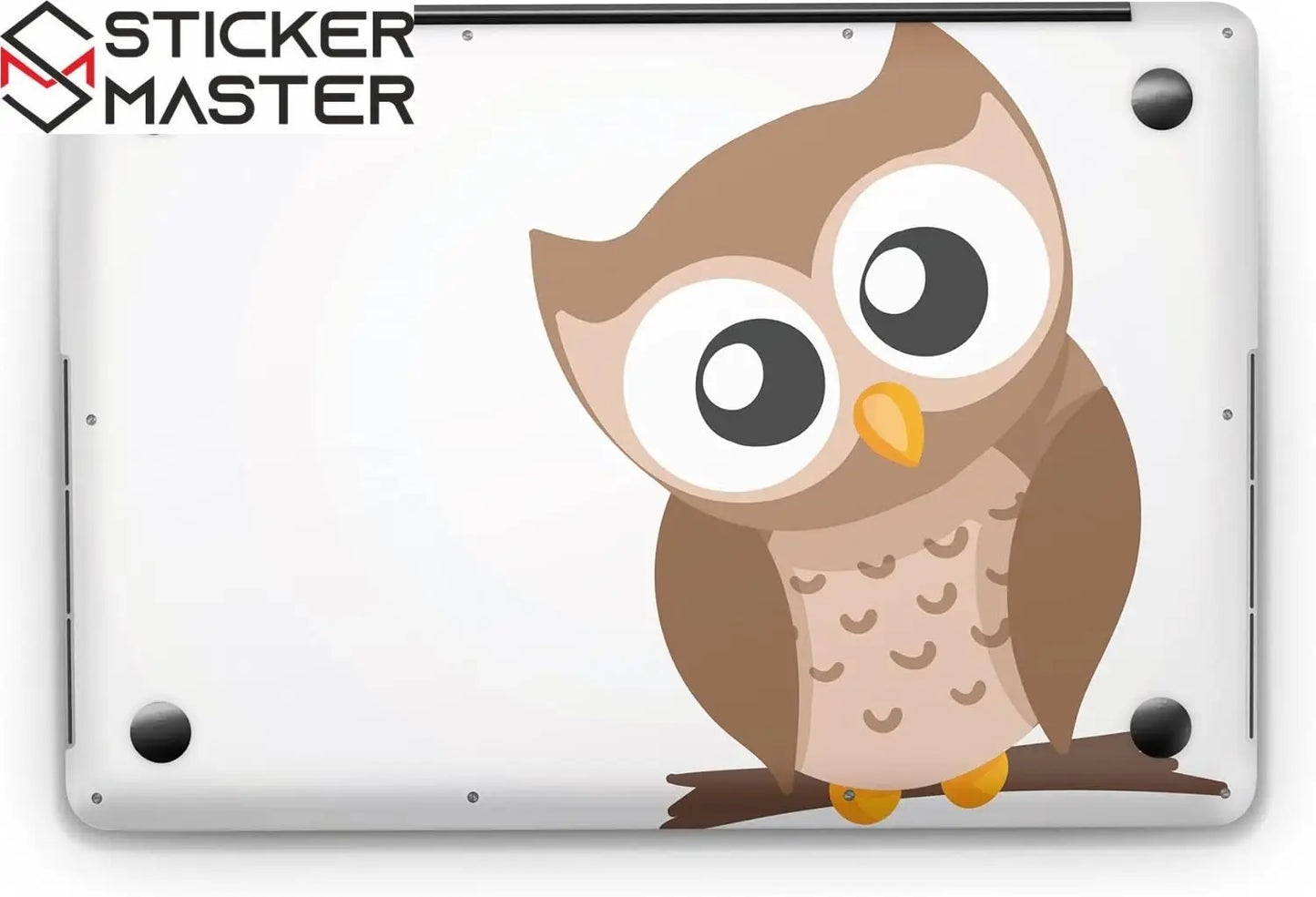 Sticker Master Cute Owl Evrensel Sticker Dizüstü Bilgisayar Vinil Sticker Decal 12" 13" 13.3" 14" 15" 15.4" 15.6 inç Dizüstü Bilgisayar Çıkartma Koruyucu Macbook Asus Acer Hp Lenovo Huawei Dell İçin - Sticker Master