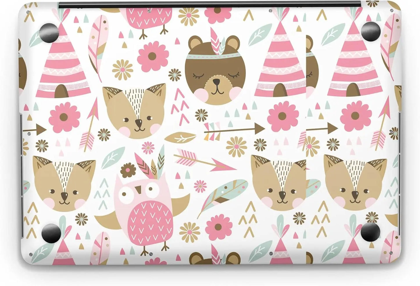 Sticker Master Pink Animal Evrensel Sticker Dizüstü Bilgisayar Vinil Sticker Decal 12" 13" 13.3" 14" 15" 15.4" 15.6 inç Dizüstü Bilgisayar Çıkartma Koruyucu Macbook Asus Acer Hp Lenovo Huawei Dell İçin - Sticker Master