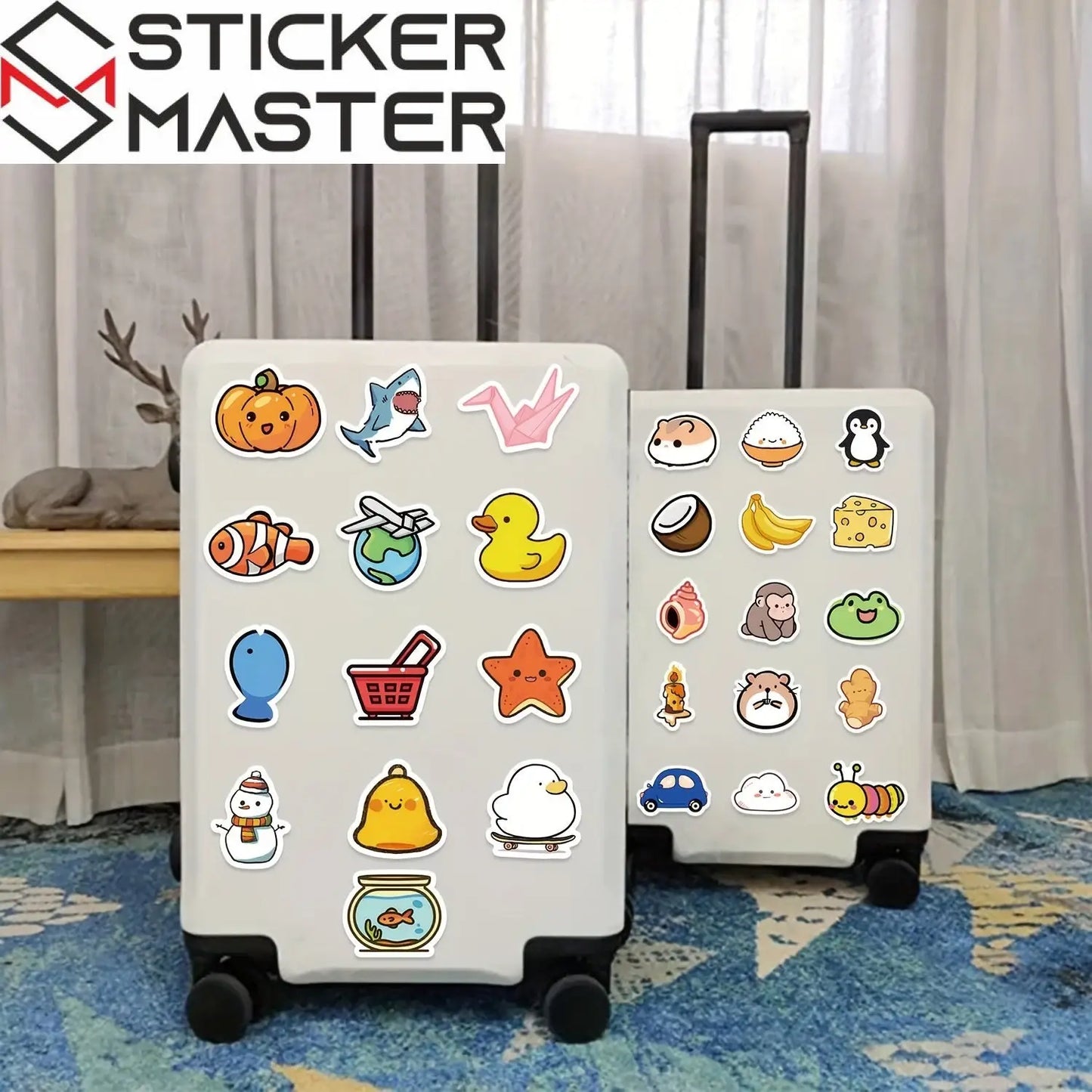 Karışık Sevimli Karikatür Sticker Seti 100’lü | Sticker Master - Sticker Master