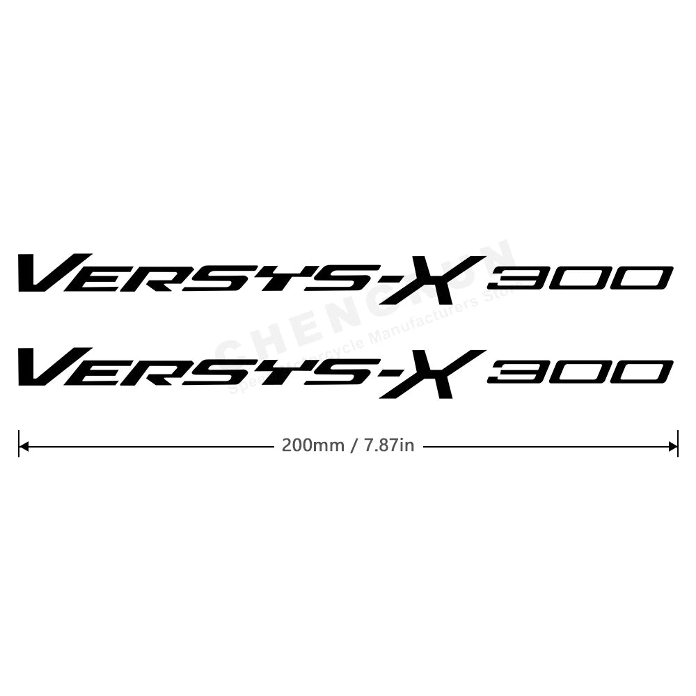 Sticker Master Kawasaki Versys-X 300 Sticker Set – Suya Dayanıklı Vinil (2017-2021)