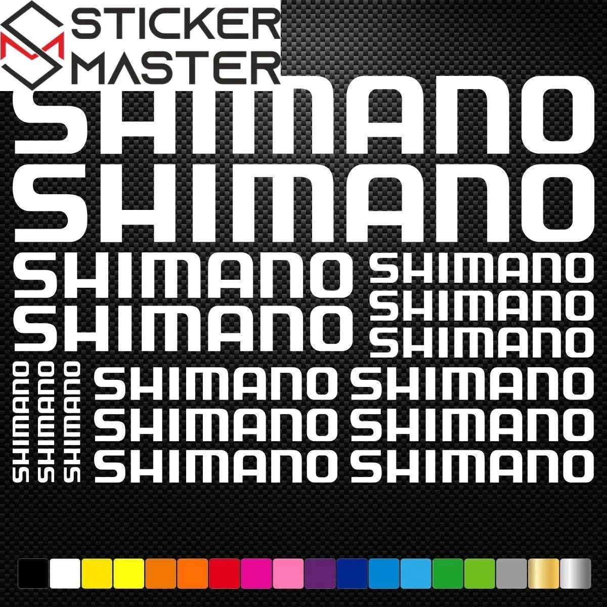 Sticker Master Shimano Bisiklet Sticker Set Etiket