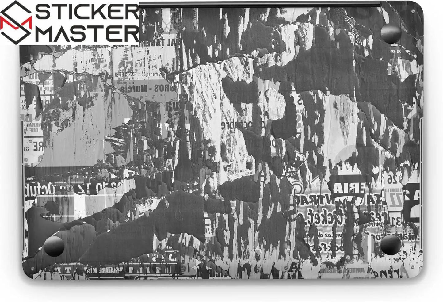 Sticker Master Graffiti Black Style Evrensel Sticker Dizüstü Bilgisayar Vinil Sticker Decal 12" 13" 13.3" 14" 15" 15.4" 15.6 inç Dizüstü Bilgisayar Çıkartma Koruyucu Macbook Asus Acer Hp Lenovo Huawei Dell İçin - Sticker Master