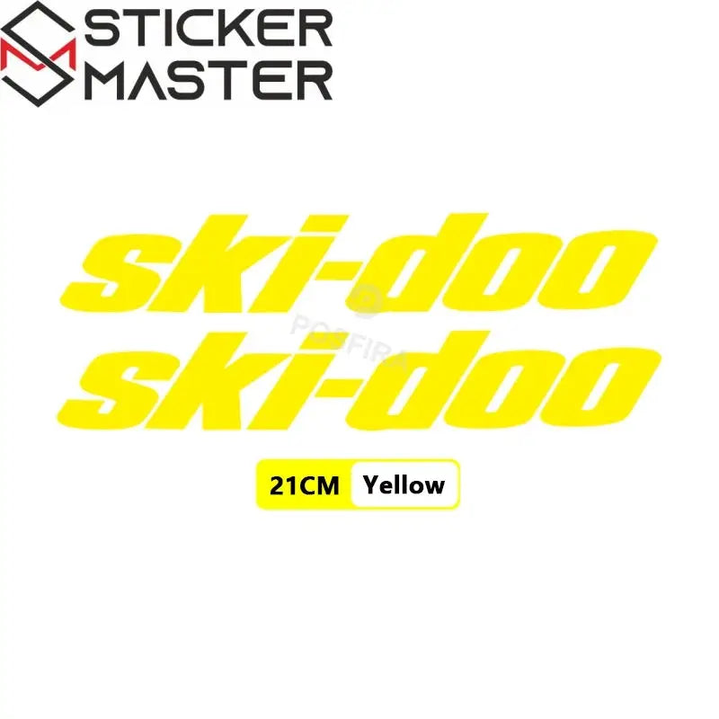 Ski-Doo Sticker | BRP Summit ve Renegade Kar Motoru Decal (21 cm) Sticker Master