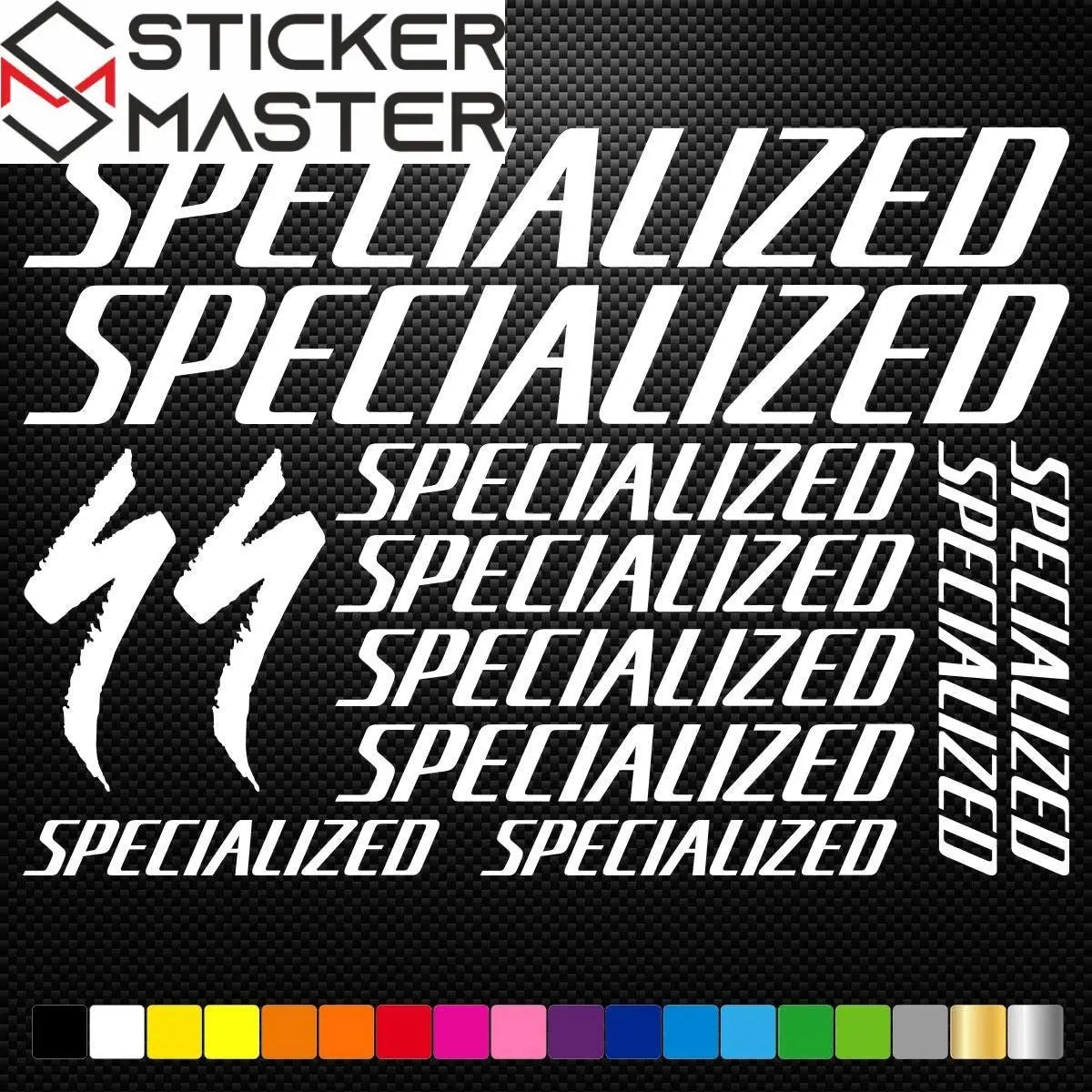 Sticker Master Specialized Bisiklet Sticker Set Etiket