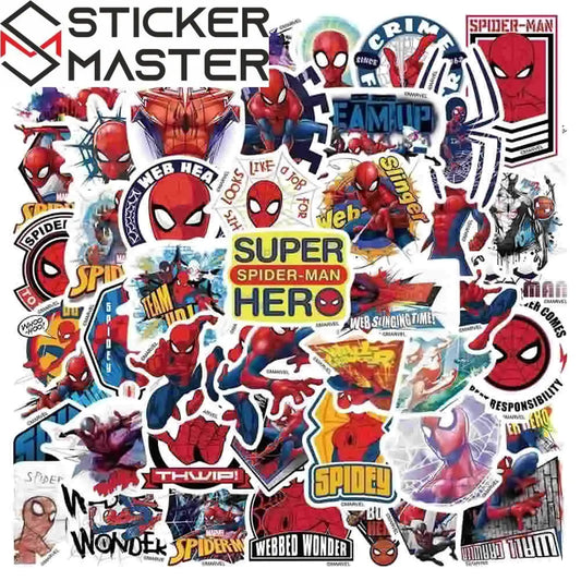 Spiderman Sticker Seti | Marvel Süper Kahraman Çıkartmaları - Sticker Master