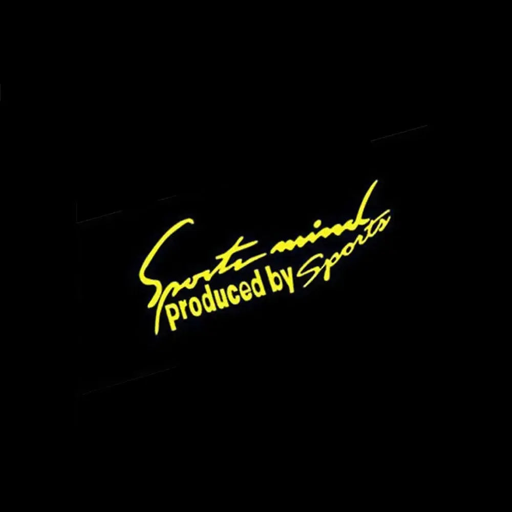 Sticker Master "Sports Mind" Far ve Kapı Sticker 27x8 CM Sticker Master