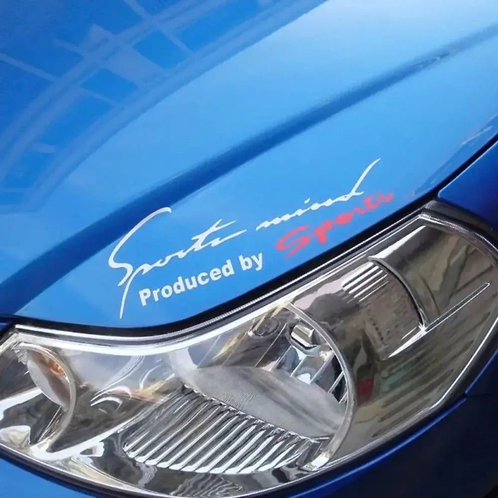 Sticker Master "Sports Mind" Far ve Kapı Sticker 27x8 CM Sticker Master