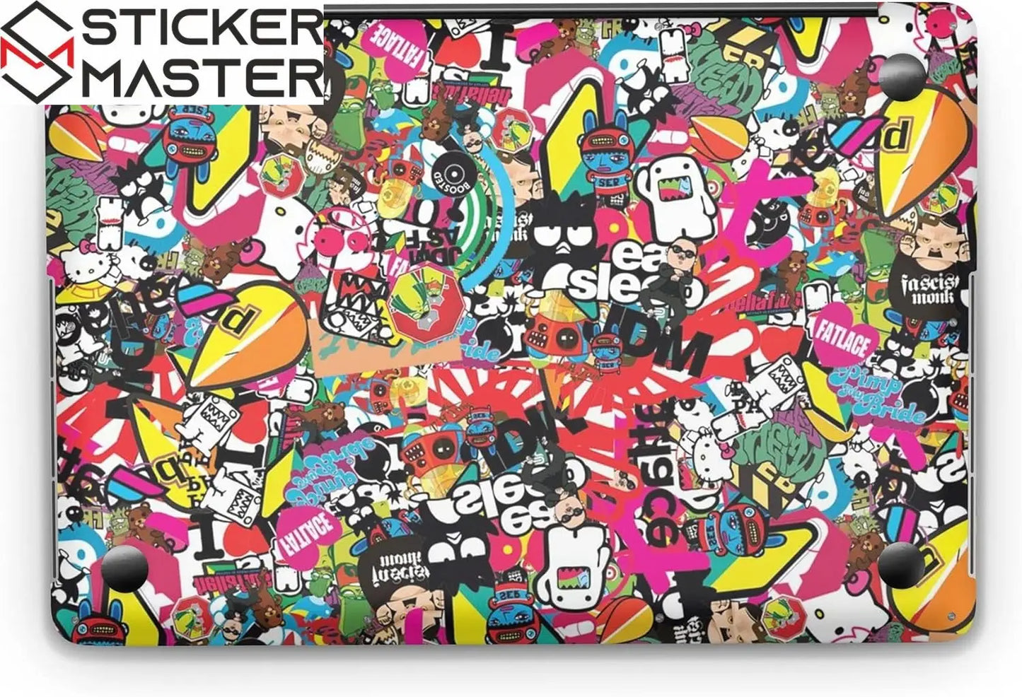Sticker Master Sticker Bomb 1 Style Evrensel Sticker Dizüstü Bilgisayar Vinil Sticker Decal 12" 13" 13.3" 14" 15" 15.4" 15.6 inç Dizüstü Bilgisayar Çıkartma Koruyucu Macbook Asus Acer Hp Lenovo Huawei Dell İçin - Sticker Master