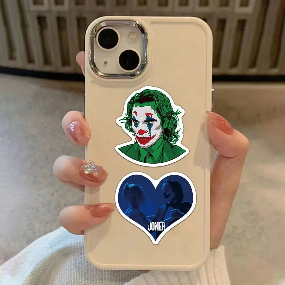 Sticker Master 50 Adet Joker Sticker Set Motor Oto Araç Laptop Telefon Çıkartma Etiket Sticker Master