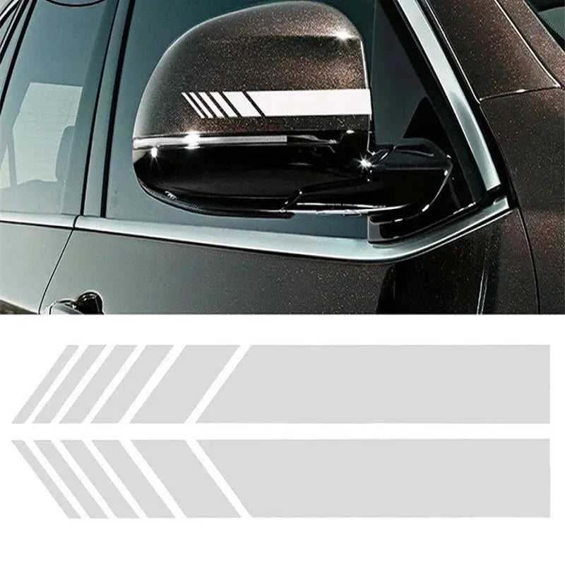 Sticker Master Araba Şerit Çıkartmalar Dikiz Aynası Vinil Çıkartmalar Dekorasyon Moda Styling Su Geçirmez Sticker Dış Aksesuarlar 2 Adet Sağ Ve Sol - Sticker Master