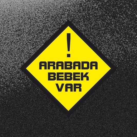 Sticker Master Arabada Bebek Var Motorsiklet,Kask,Laptop,Motor Ve Oto Araç Sticker 12 X 12 Cm Sticker Master