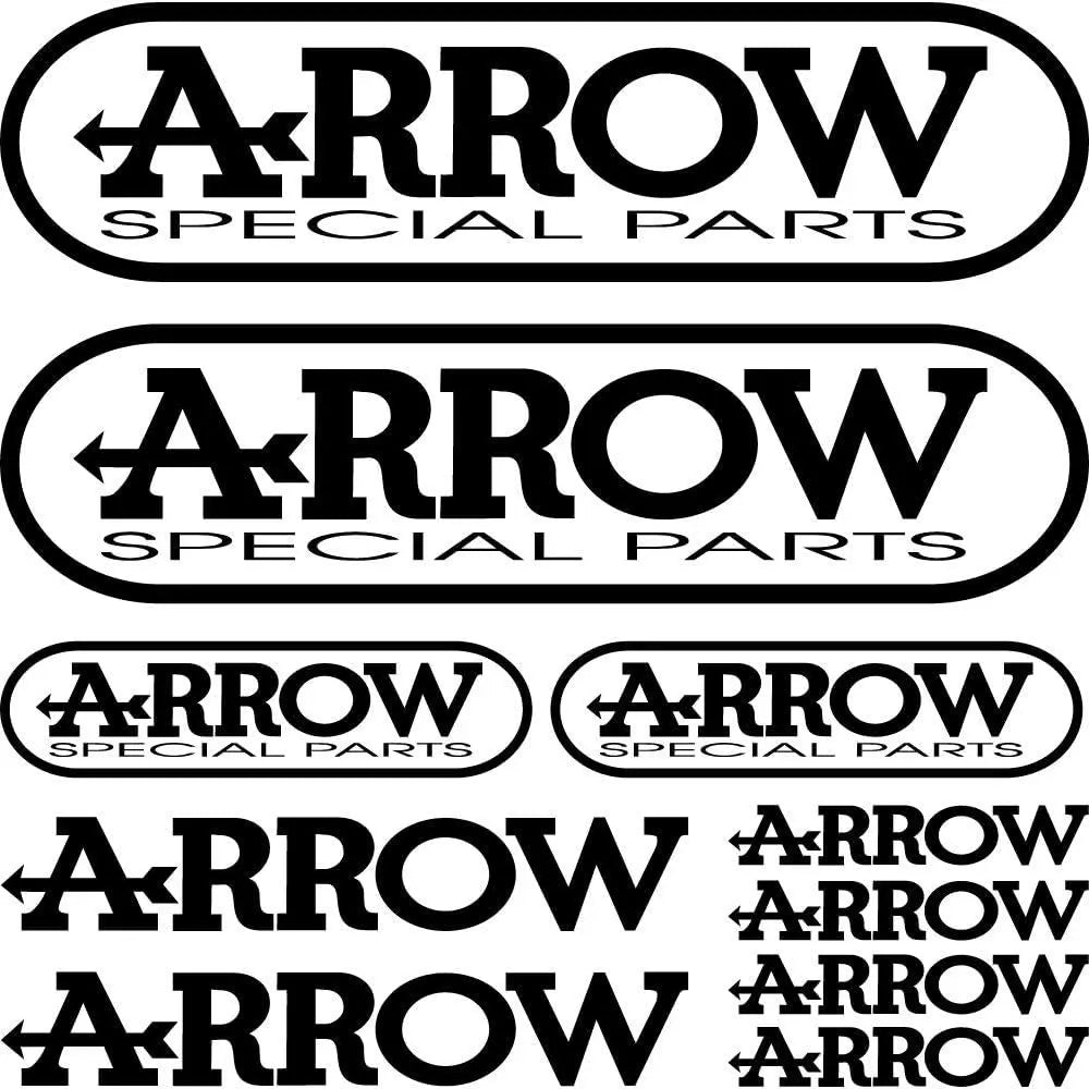 Sticker Master Arrow Sponsor Set Oto Motor Araba Sticker Sticker Master
