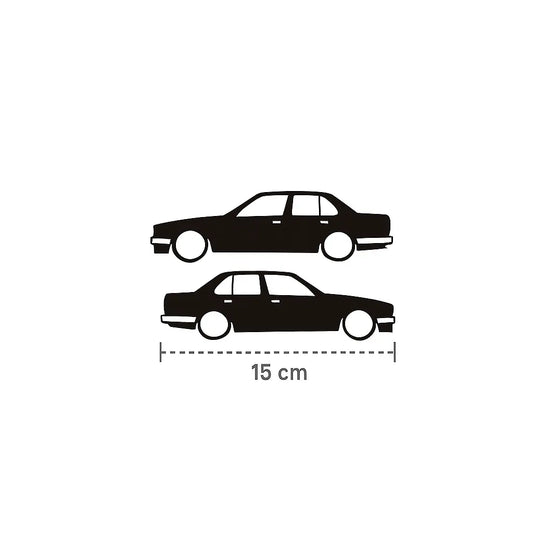 Sticker Master BMW E30 Sticker – Araç, Oto, Cam Etiket – 15 cm (2'li Sağ ve Sol Takım) Sticker Master