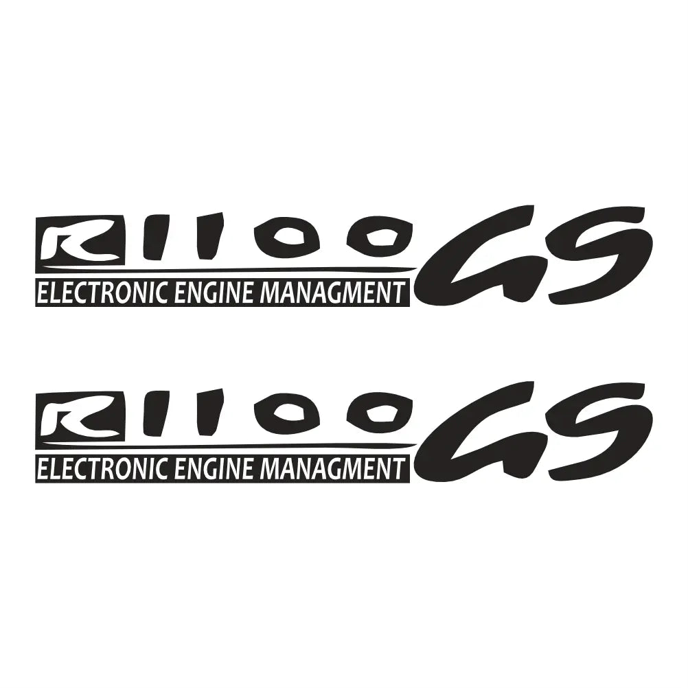 Sticker Master BMW R1100GS Tank Yan Kaplama Sticker Seti – “Electronic Engine Management” Logolu Sticker Master