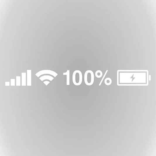 Şarj WiFi Batarya Sticker - Sticker Master araç sticker ürün görseli