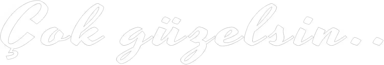 Sticker Master Çok Güzelsin Oto Sticker Güneşlik Ayna Yazısı Araba Cam Motosiklet Sticker 7,2 X 1,2 Cm Sticker Master