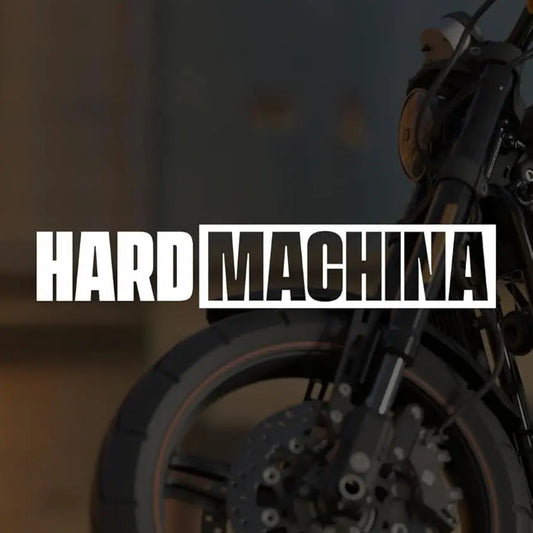 Sticker Master Hard Machina Motorsiklet,Kask,Laptop,Motor Ve Oto Araç Sticker 20 X 4 Cm Beyaz Sticker Master