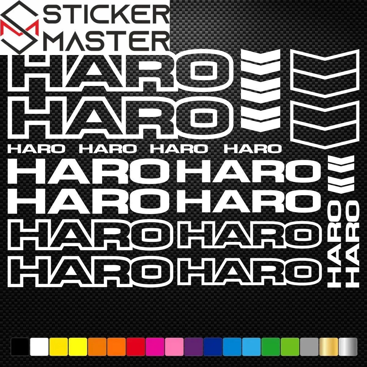 Sticker Master Haro Bisiklet Sticker Set Etiket